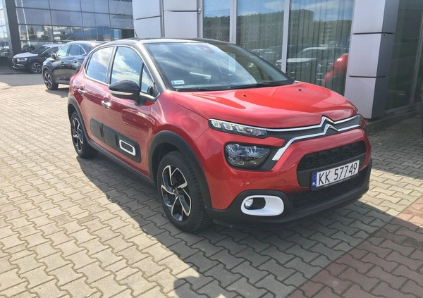 Citroen C3 cena 69900 przebieg: 668, rok produkcji 2022 z Jedlicze małe 79